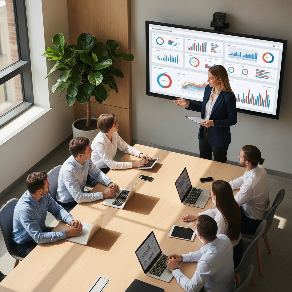 Zespół Doloza pracujący nad projektem AI